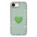 iPhone 16e / 17e Flash Rhinestone Double-sided IMD Love Heart Phone Case - Glitter Green