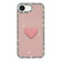 iPhone 16e / 17e Flash Rhinestone Double-sided IMD Love Heart Phone Case - Glitter Pink