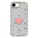 iPhone 16e / 17e Flash Rhinestone Double-sided IMD Love Heart Phone Case - Stars Transparent