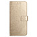 iPhone 16e / 17e Flower Embossed Leather Phone Case - Gold