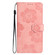 iPhone 16e / 17e Flower Embossing Pattern Leather Phone Case - Pink