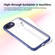 iPhone 16e / 17e Four Corners Shield Shockproof TPU Hybrid PC Phone Case - Blue