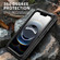 iPhone 16e / 17e Four-proof Metal Hybrid Silicone Phone Case - Black