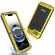 iPhone 16e / 17e Four-proof Metal Hybrid Silicone Phone Case - Yellow