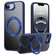 iPhone 16e / 17e Frosted 360 Degree MagSafe Magnetic Holder Phone Case - Blue