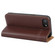 iPhone 16e / 17e GEBEI Top-grain Horizontal Flip Leather Phone Case - Brown
