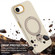 iPhone 16e / 17e Gen1.5 Pivot Ring Holder TPU Hybrid PC Phone Case - Apricot