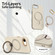 iPhone 16e / 17e Gen1.5 Pivot Ring Holder TPU Hybrid PC Phone Case - Apricot