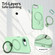 iPhone 16e / 17e Gen1.5 Pivot Ring Holder TPU Hybrid PC Phone Case - Green