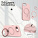 iPhone 16e / 17e Gen1.5 Pivot Ring Holder TPU Hybrid PC Phone Case - Pink