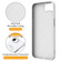 iPhone 16e / 17e Gen1.5 Pivot Ring Holder TPU Hybrid PC Phone Case - White