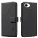 iPhone 16e / 17e Geometric Pattern RFID Leather Phone Case - Black
