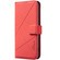 iPhone 16e / 17e Geometric Pattern RFID Leather Phone Case - Red