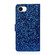 iPhone 16e / 17e Glitter Powder Filp Leather Phone Case - Blue
