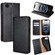 iPhone 16e / 17e Gloss Oil Solid Color Magnetic Leather Phone Case - Black