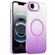 iPhone 16e / 17e Gold Diamond Glitter Gradient MagSafe Shockproof Phone Case - Purple