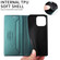 iPhone 16e / 17e GQUTROBE G01 RFID Anti-theft Leather Phone Case - Green