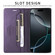 iPhone 16e / 17e GQUTROBE G01 RFID Anti-theft Leather Phone Case - Purple
