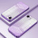 iPhone 16e / 17e Gradient Glitter Powder Electroplated Phone Case - Purple