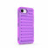 iPhone 16e / 17e High Transparency TPU Hybrid PC Airbag Phone Case - Transparent Purple