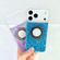 iPhone 16e / 17e Hollow Sequins Glitter MagSafe Electroplating Phone Case - Blue