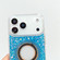 iPhone 16e / 17e Hollow Sequins Glitter MagSafe Electroplating Phone Case - Blue