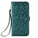 iPhone 16e / 17e Honeycomb Dot Texture Leather Phone Case - Green