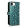 iPhone 16e / 17e Honeycomb Dot Texture Leather Phone Case - Green