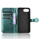 iPhone 16e / 17e Honeycomb Dot Texture Leather Phone Case - Green