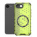 iPhone 16e / 17e Honeycomb Magnetic Ring Shockproof Phone Case - Green