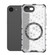 iPhone 16e / 17e Honeycomb Magnetic Ring Shockproof Phone Case - White