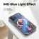 iPhone 16e / 17e IMD Blue Light Jungle Series Magnetic Phone Case - Flower