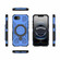 iPhone 16e / 17e J-20 Solid Color MagSafe Magnetic TPU+PC Phone Case - Blue