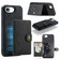 iPhone 16e / 17e JEEHOOD J01 Retro Magnetic Detachable Wallet Phone Case - Black