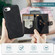 iPhone 16e / 17e JEEHOOD J01 Retro Magnetic Detachable Wallet Phone Case - Black
