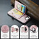 iPhone 16e / 17e JEEHOOD J01 Retro Magnetic Detachable Wallet Phone Case - Pink