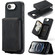 iPhone 16e / 17e JEEHOOD J02 Magnetic Zipper Horizontal Flip Leather Phone Case - Black