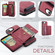 iPhone 16e / 17e JEEHOOD J02 Magnetic Zipper Horizontal Flip Leather Phone Case - Red