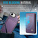 iPhone 16e / 17e JEEHOOD J05 Business Magnetic Style RFID Leather Phone Case - Purple