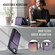 iPhone 16e / 17e JEEHOOD J09 Buckle Card Bag MagSafe Magnetic Style RFID Leather Phone Case - Purple