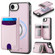 iPhone 16e / 17e JEEHOOD J10 Flip Card Bag MagSafe Split RFID Leather Phone Case - Pink