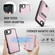 iPhone 16e / 17e JEEHOOD J10 Flip Card Bag MagSafe Split RFID Leather Phone Case - Pink