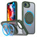 iPhone 16e / 17e Kalebol 360-degree Rotating MagSafe Magnetic Holder Phone Case - Green