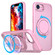 iPhone 16e / 17e Kalebol 360-degree Rotating MagSafe Magnetic Holder Phone Case - Pink