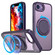 iPhone 16e / 17e Kalebol 360-degree Rotating MagSafe Magnetic Holder Phone Case - Purple