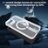 iPhone 16e / 17e kalebol Honeycomb Cooling MagSafe Holder Phone Case - Frosted Transparent