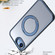 iPhone 16e / 17e kalebol MagSafe Metal Ring Holder Phone Case - Blue