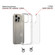 iPhone 16e / 17e Kalebol Minimalist High Transparency Multi Color Rotating Lanyard Hole Phone Case - Gold