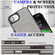 iPhone 16e / 17e Kalebol Strong Magnetic MagSafe Ring 2 In 1 Split Leather Phone Case - Gray