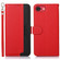 iPhone 16e / 17e KHAZNEH Litchi Texture Leather RFID Phone Case - Red